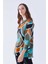 Desenli Yarım Kol Bluz Standart Renk K2213044_089 3