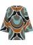 Desenli Yarım Kol Bluz Standart Renk K2213044_089 5