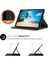 Samsung Galaxy Tab A7 Lite Kılıf 360 Derece Dönebilen Yatay ve Dikey Standlı Deri Kılıf + 9h Tam Kaplayan Nano Ekran Koruyucu 3