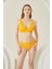 Sarı Reps Üçgen Tek Üst Bikini 1