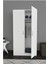 Simple 2 Kapılı Modern Beyaz Gardırop 2