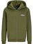 Jcomountaın Logo Hoodıe Haki Erkek Çocuk Fermuarlı Sweatshirt 1