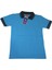Mavi Kısa Kol 6-16 Yaş Çocuk Okul Lakos T-Shirt/t-Shirt - 12-13 Yaş 1