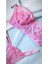 Güpürlü Dantelli Pembe Bralet Takım 1