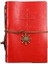 Bağcıklı Deri Ciltli Defter El Yapımı Spiralli Denizci Pusula Logo Çizgisiz Vintage Yaprak Gezgin Günlük Not Anı Hatıra Defteri 1