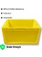 1.Kalite Sarı Plastik Kasa 60x40x32 cm - Kokusuz Sağlam Plastik Kutu 65 Litre 2