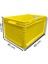 1.Kalite Sarı Plastik Kasa 60x40x32 cm - Kokusuz Sağlam Plastik Kutu 65 Litre 3