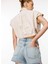 Yüksek Bel Slim Fit Açık Indigo Kadın Denim Şort DT10529 4