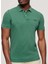 Düz Yeşil Erkek Polo T-Shirt M1110345A2LU_VINT Destroy Polo 4