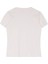 Bisiklet Yaka Taşlı Kırık Beyaz Kadın T-Shirt FC4WL-TST0515 2