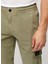 Lastikli Paça Haki Erkek Kargo Pantolon M7011131A1KH_PARA Cargo Slım Pant 3