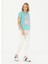 Normal Bel Slim Fit Ekru Kadın Pantolon PT0123 3