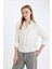 Regular Fit Basic Düz Düğmeli Uzun Kollu Gömlek N2518AZ24AU 3