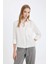 Regular Fit Basic Düz Düğmeli Uzun Kollu Gömlek N2518AZ24AU 4