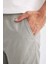 %100 Pamuk Yazlık Jogger Pantolon Basic Düz Beli Bağcıklı Cepli Lastikli Paça D7782AX24AU 5