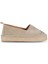 Bueno Shoes Bueno Shoes Bej Süet Kadın Espadril Ayakkabı 14Ws72122 14Ws72122 1