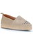 Bueno Shoes Bueno Shoes Bej Süet Kadın Espadril Ayakkabı 14Ws72122 14Ws72122 2