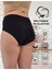 ALYA UNDERWEAR Kadın Büyük Beden Külot Battal Full Brief (8xl, 9xl, 10xl) 5 Adet Siyah 3