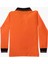 Polo Yaka T-Shirt Çocuk Uzun Kol Siyah Çizgi Yaka Turuncu Okul T-Shirt/t-Shirt 2