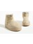 Parlak Taşlı Içi Peluş Kalın Taban Mini Kadın Bot & Bootie 007-1995-23SÜET 3