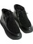 Kürk Detaylı Bağcıklı Kauçuk Taban Kadın Bot & Bootie 024-402-23 3