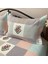 Oya Home Patchwork Kaneviçeli Yatak Örtüsü-3 Parça 4