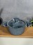 Granit 20 cm Ezme Derin Tencere Gri 1
