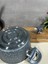 Granit 20 cm Ezme Derin Tencere Gri 3