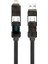 WI-C039 Titan Serisi 4in1 A+C To C+L LED Dijital Göstergeli Çoklu Şarj Kablosu 15CM Siyah 1