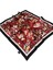 Twill Ipek Eşarp - 3846-10 Siyah Bordo 1
