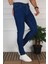 Slim Fit Koyu Mavi Jeans Pantolon 2