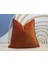Terracotta Mat Kadife Kırlent Kılıfı, Fırfırlı Kadife Kırlent Kılıfı 1