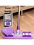 Mor Mandallı Mikrofiber Mop, Fayans, Duvar, Yer Mopu, Yüzey Temizlik (1 Adet Yedek Bez Hediyeli) 1