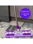 Mor Mandallı Mikrofiber Mop, Fayans, Duvar, Yer Mopu, Yüzey Temizlik (1 Adet Yedek Bez Hediyeli) 4