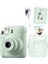 Instax Mini 12 10 Filmli Kıskaçlı Stand-Pvc Albüm ve Simli Pleksi Kılıflı Yeşil Fotoğraf Makinesi 1