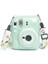 Instax Mini 12 10 Filmli Kıskaçlı Stand-Pvc Albüm ve Simli Pleksi Kılıflı Yeşil Fotoğraf Makinesi 2