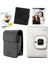 Instax Mini Liplay Hybrid Misty White Fotoğraf Makinesi 20'li Film Albüm ve Deri Kılıf Hediye Seti 1