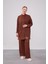 - Önü Düğmeli Yırtmaçlı Tunik Takım - Oversize (Geniş Kalıp) 2