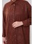 - Önü Düğmeli Yırtmaçlı Tunik Takım - Oversize (Geniş Kalıp) 4