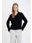 Regular Fit Basic Düz Düğmeli Uzun Kollu Gömlek N2518AZ24AU 4