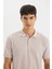 Regular Fit Kısa Kollu Krep Polo Tişört C4149AX24SM 5