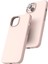 Iphone 14 (6.1) Inç Ile Uyumlu Içi Kadife Kaplama Gerçek Silinebilir Leke Tutmaz Lansman Kılıf Şok Emici Full Kasa Koruma Sağlayan Kılıf (Pudra Pembe) 1