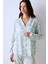 Maria Açık Yeşil Gömlek Pantolon Pijama Takımı 1