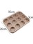 12 Bardak Muffin Kalıbı Seti, 2 Adet Bakeware Yapışmaz Cupcake Fırın Tepsisi Karbon Muffin Kalıpları Kek Için Pişirme Kalıbı (Yurt Dışından) 2