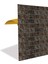 Kendinden Yapışkanlı Kahverengi Metro Mermer Desenli Pvc Panel 41 x 62 cm (12 Adet) 3 M² 1