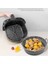 Hava Fritöz Silikon Plaka Yeniden Kullanılabilir Hava Fritöz Pişirme Aksesuarları Katlanabilir 8.5in Airfryer Aracı Pişirme Kalıp Kırmızı (Yurt Dışından) 3