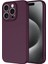 Apple iPhone 15 Pro Max Kılıf Mara Lansman Kapak-Koyu Mor 1
