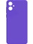 Galaxy A04E Kılıf Biye Silikon-Mor 1