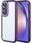 Galaxy A54 Kılıf Kamera Korumalı Renkli Kenar ve Çerçeve Tasarımlı Zore Vitamin Kapak-Derin Mor 1