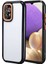 Galaxy A32 4g Kılıf Kamera Korumalı Renkli Kenar ve Çerçeve Tasarımlı Vitamin Kapak-Siyah 1
